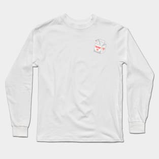 Astarions Juice box in grey and coral Long Sleeve T-Shirt